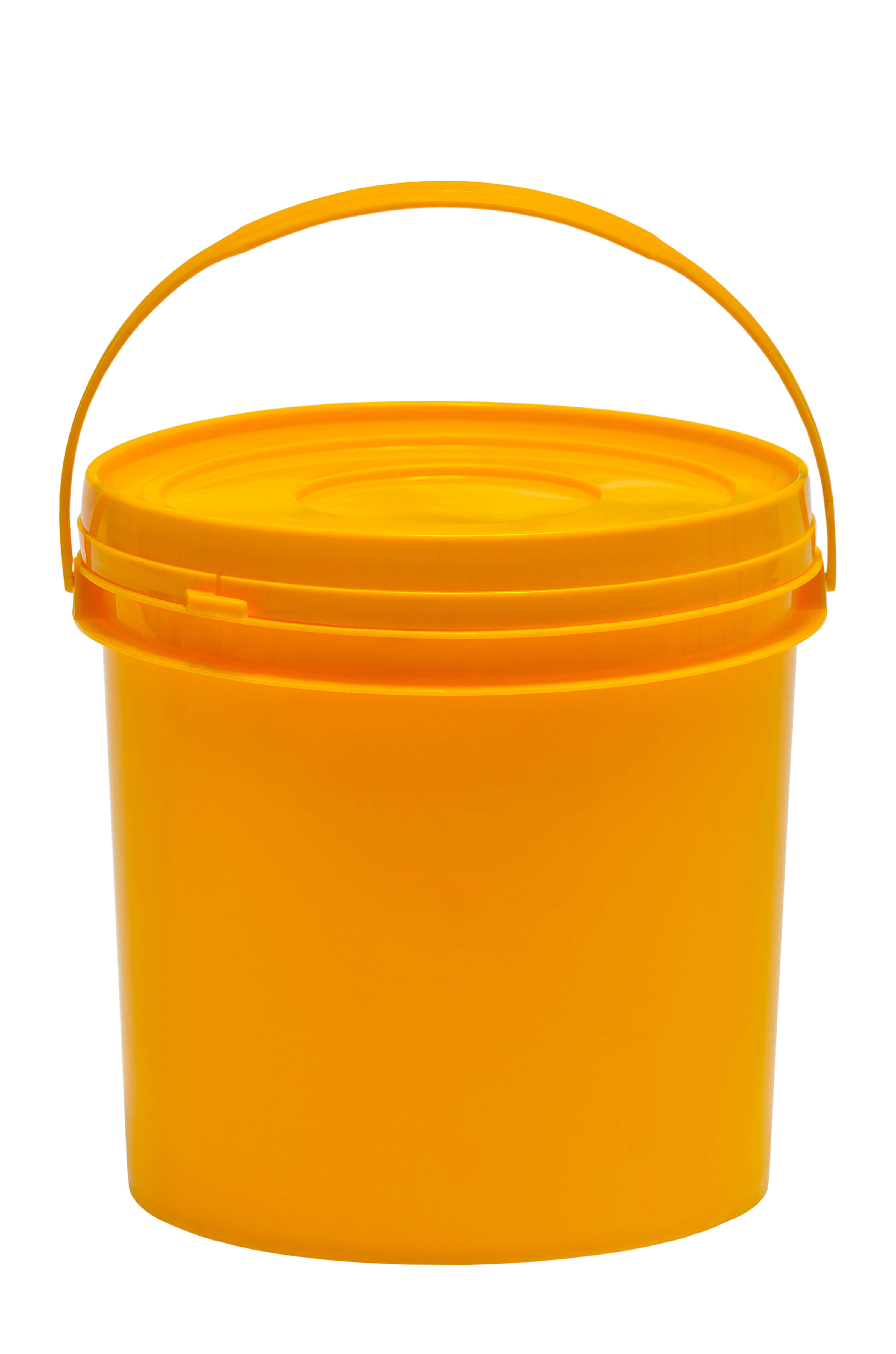 balde - 3,6l - amarelo tampa e alca amarela